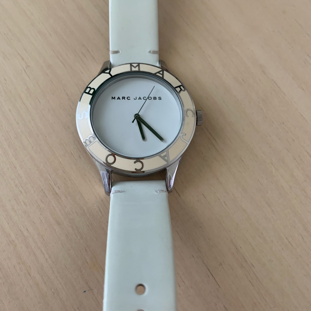 Marc by Marc Jacobs White Leather Watch